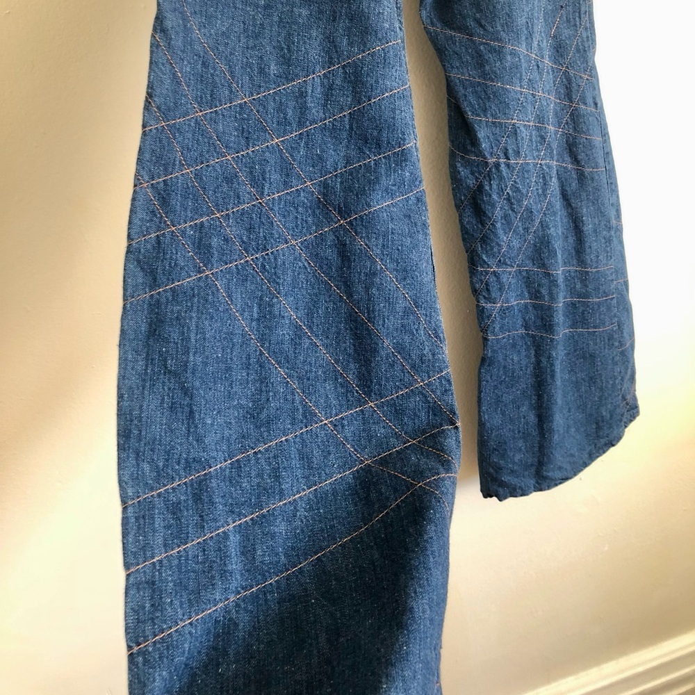 Vintage 1970s Maverick Bell Bottom Jeans - Picture 6 of 12